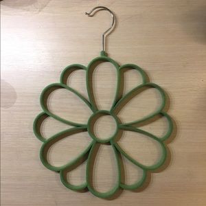 Flower scarf hanger